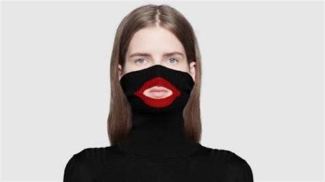 gucci sweater with turtle neck lips|gucci blackface.